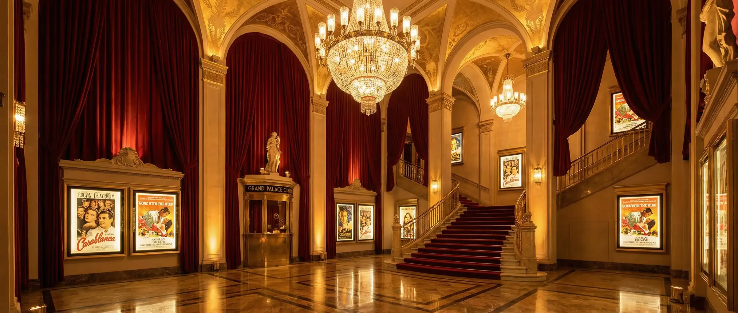 黄色仓库 豪华电影院大厅