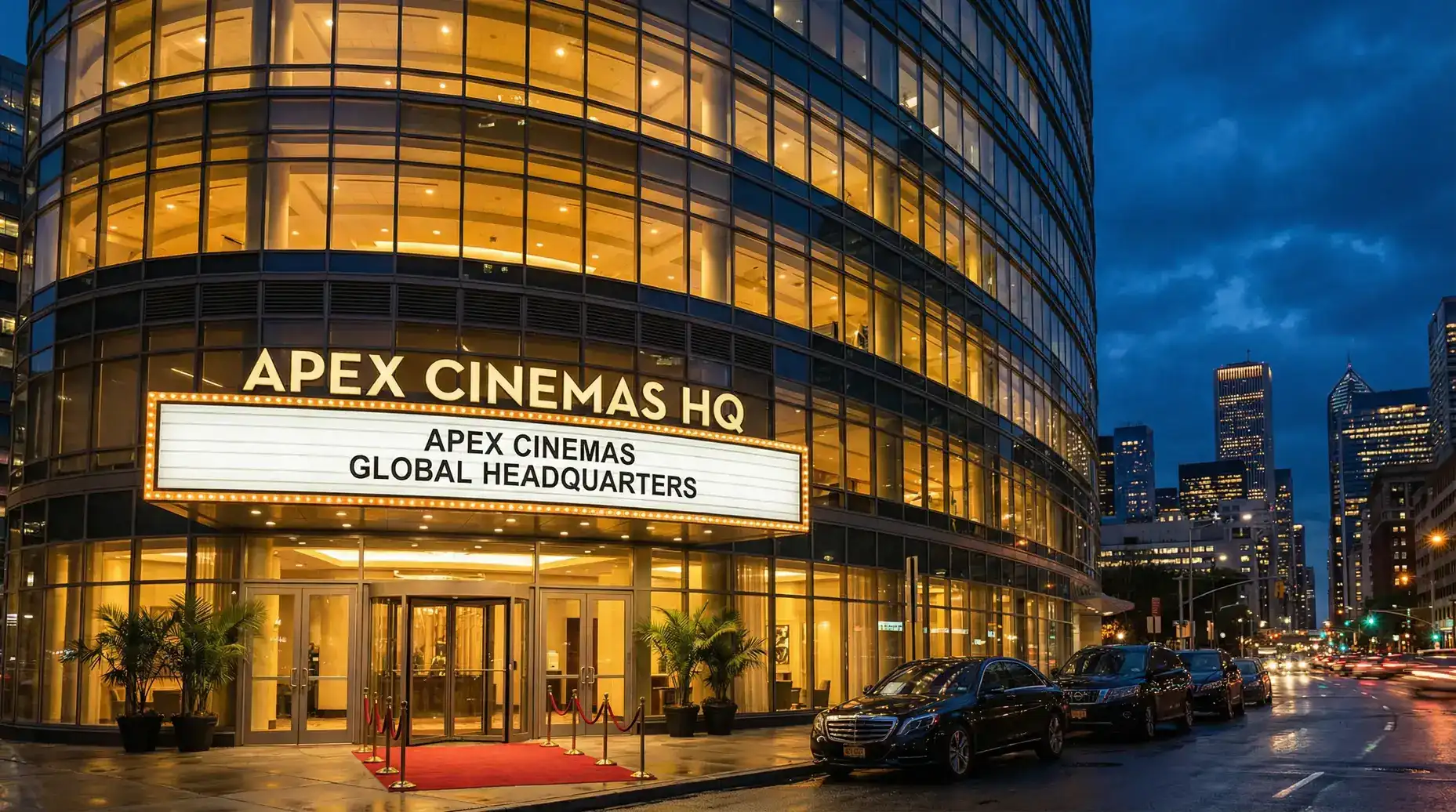 四虎影院旗舰店外景 - 黄色仓库 旗舰院线